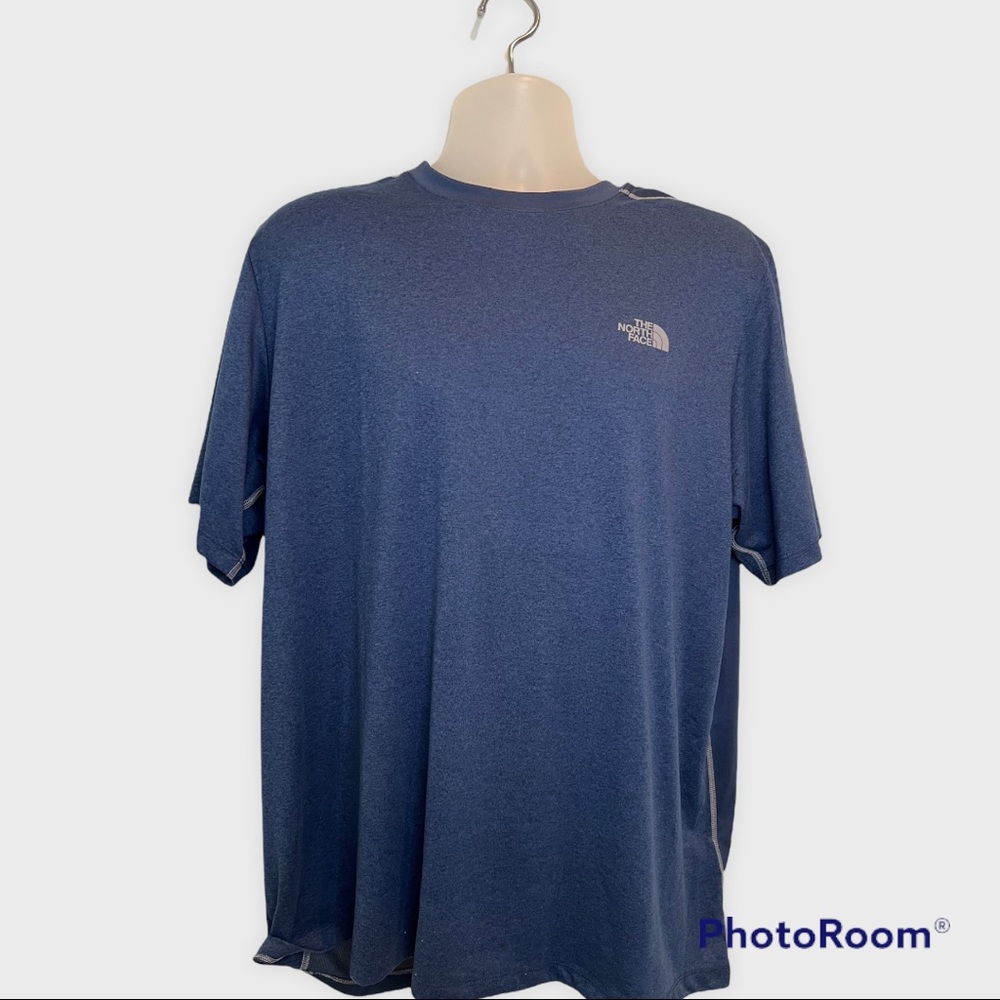 NWT The North Face Mens Blue Short Sleeve Shirt Size XL